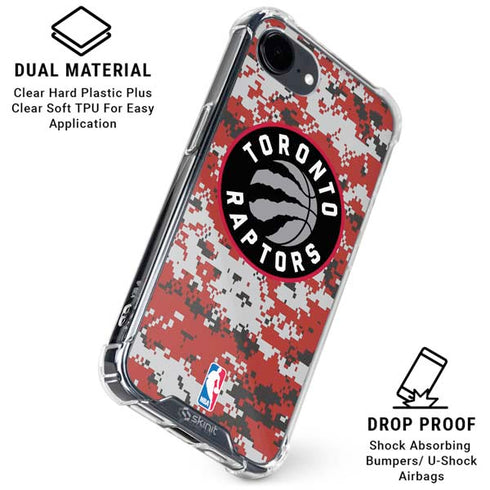 NBA Toronto Raptors Digi iPhone 16e Clear Case